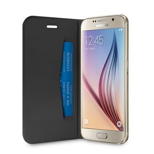 Puro Booklet Wallet Samsung S6 G920 czar SGS6BOOKC1BLK Puro
