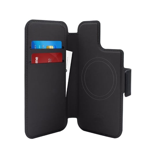 PURO Folio MagSafe Case – Etui iPhone 14 Plus / 12 Pro Max (czarny) Puro