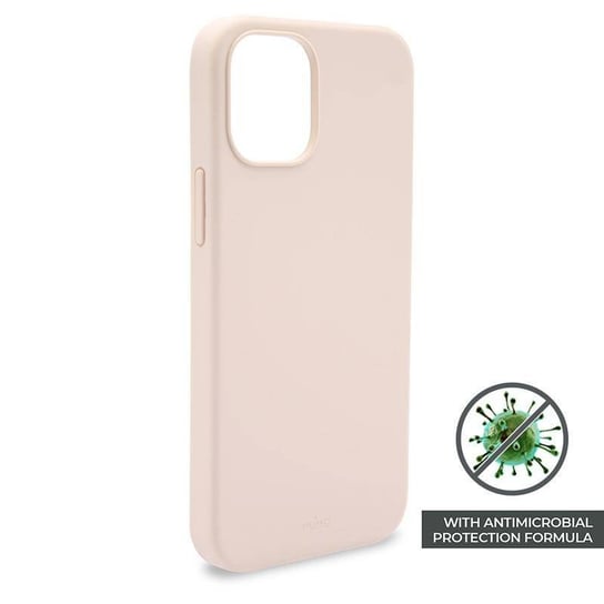 PURO ICON Anti-Microbial Cover - Etui iPhone 12 Pro Max z ochroną antybakteryjną (różowy) Puro
