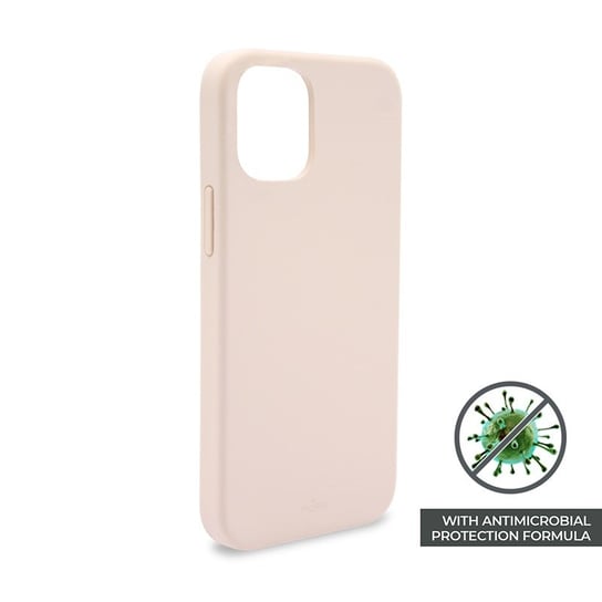 Puro Icon Cover - Etui Iphone 12 Mini Z Ochroną Antybakteryjną (piaskowy Róż) Puro
