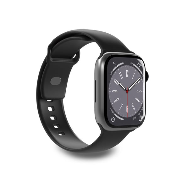 PURO ICON - Elastyczny pasek do Apple Watch 38/40/41 mm (S/M & M/L) (Black) Puro