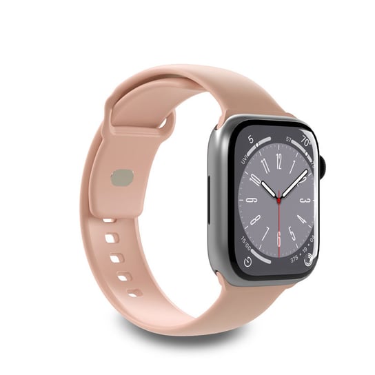 PURO ICON - Elastyczny pasek do Apple Watch 38/40/41 mm (S/M & M/L) (Dusty Pink) Puro