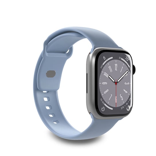 PURO ICON - Elastyczny pasek do Apple Watch 42/44/45/49 mm (S/M & M/L) (Powder Blue) Puro