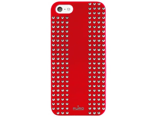 PURO Rock Round Cover - Etui iPhone 5/5S (czerwony) Inna marka