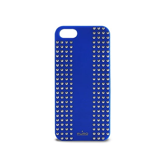 PURO Rock Round Cover - Etui iPhone 5/5S (niebieski) Inna marka