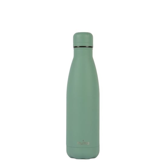 Puro, Stalowa butelka termiczna, zielony, 500 ml Puro