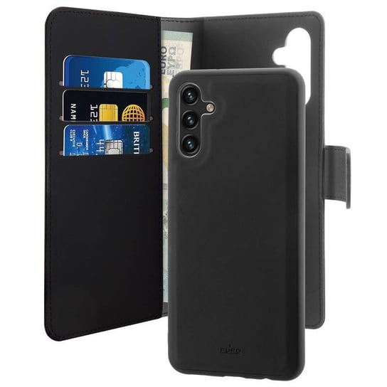 Puro Wallet Detachable - Etui 2W1 Samsung Galaxy A13 (Czarny) Puro
