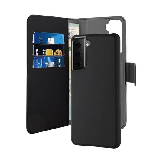 PURO Wallet Detachable - Etui 2w1 Samsung Galaxy S21 (czarny) Puro