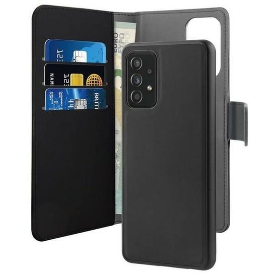 Puro Wallet Detachable Samsung A72 5G A726/A72 LTE A725 2w1 czarne/black SGA72BOOKC3BLK Puro
