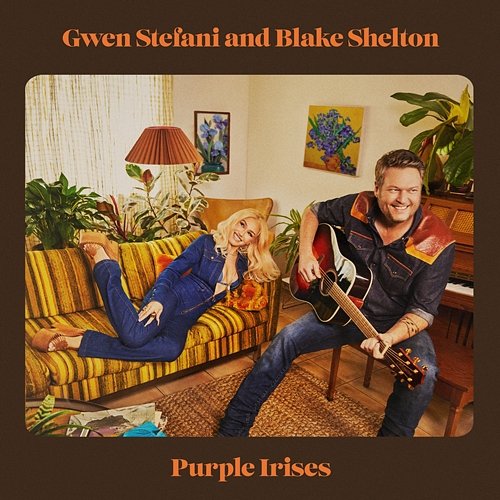 Purple Irises Gwen Stefani & Blake Shelton