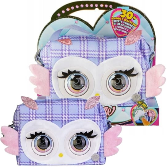 Purse Pets Torebka Interaktywna Z Oczami Sowa Hoot Couture Owl  Print Perfect Spin Master Spin Master