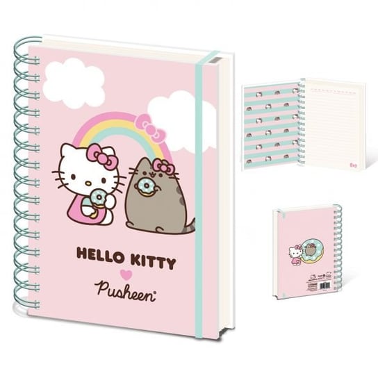 Pusheen Hello Kitty Treat Time - Notes A5 Hello Kitty