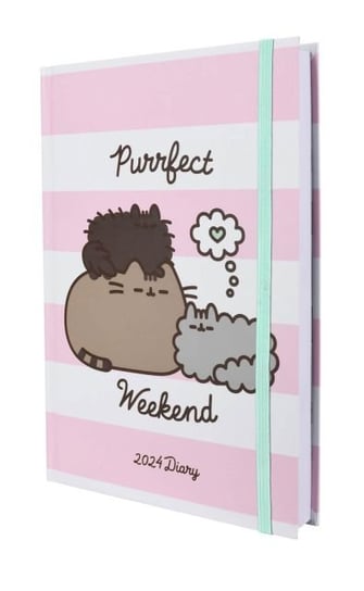 Pusheen Purrfect Weekend - kalendarz książkowy 2024 A5 Inna marka
