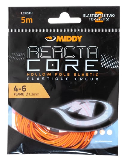 Pusty amortyzator Middy Reacta Core 4-6 1,3mm Pomarańczowy Middy