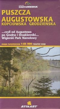 Puszcza Augustowska Kopciowska Grodzieńska. Mapa turystyczna 1:85 000 Opracowanie zbiorowe