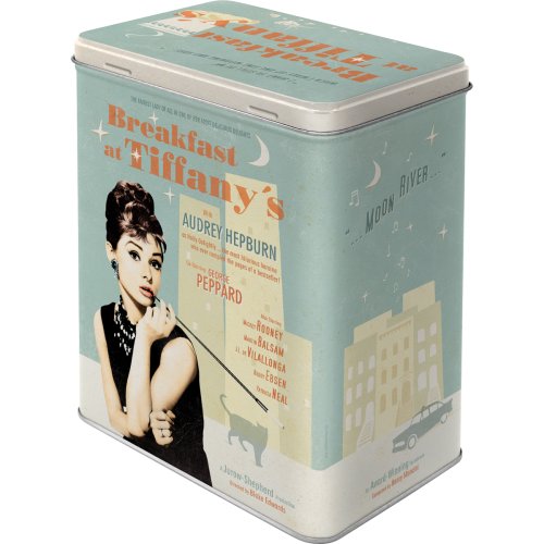 Puszka L Breakfast at Tiffanys Nostalgic-Art Merchandising
