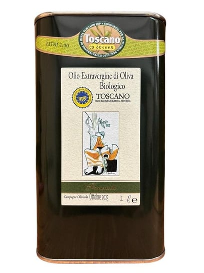 Puszka organicznej oliwy z oliwek najwyższej jakości z pierwszego tłoczenia, 1 litr Toscana IGP Olio Fanciulli Inna marka