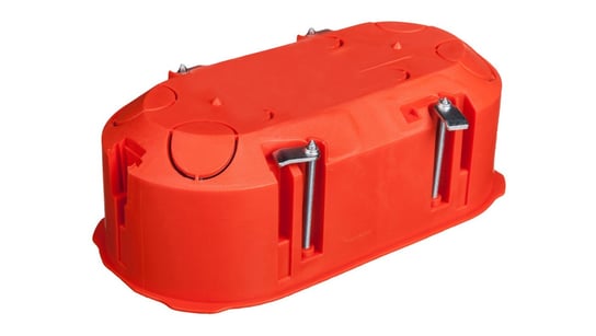 Puszka podtynkowa 2x60mm p/t regips pomarańczowa PK-2x60 0210-00 ELEKTRO-PLAST NASIELSK
