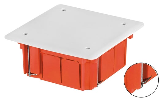 Puszka podtynkowa , do ścian karton-gips, 95x95x50 Install-Box ELEKTRO-PLAST NASIELSK
