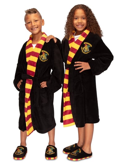 Puszysty Szlafrok Harry Potter Gryffindor Dla Dzieci w Wieku 13-15 lat Karactermania