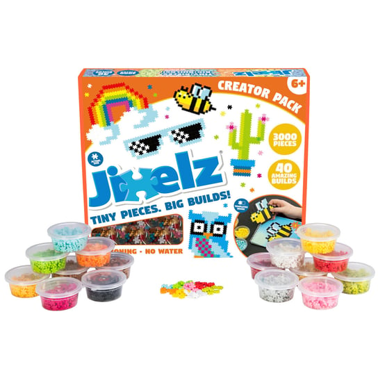 Puzzelki Pixelki Jixelz Mega Zestaw Kreatora Fat Brain Toys
