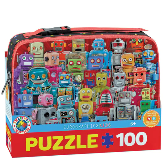 Puzzle 100 Z Lunch Box  Robots 9100-5827 EuroGraphics