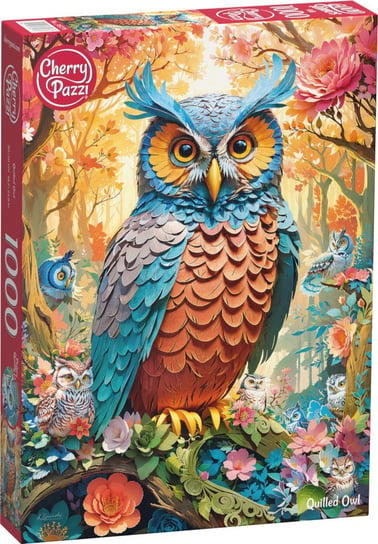 puzzle 1000 cherrypazzi quilled owl 30776 CherryPazzi