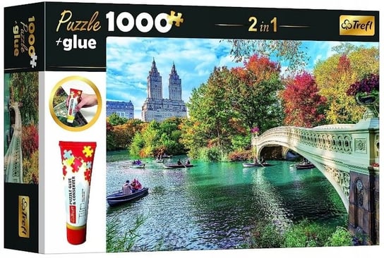 Puzzle 1000 el JESIEŃ NEW YORK + KLEJ 10648 TREFL Trefl