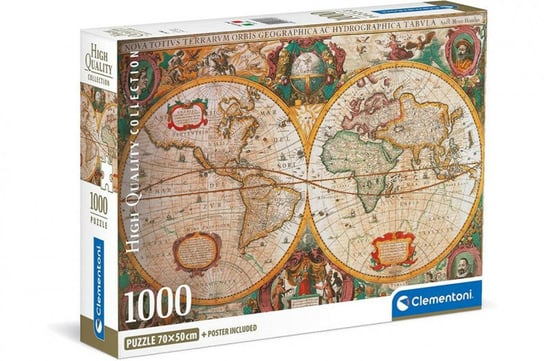 Puzzle 1000 Elementów Compact Mappa Antica Inna marka