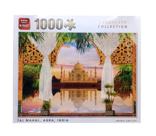 Puzzle 1000 Elementów Taj Mahal India Inna marka