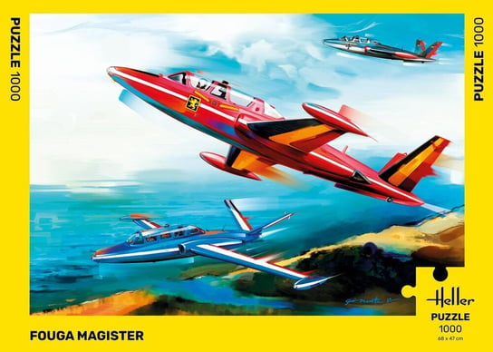 Puzzle 1000 Fouga Magister (Heller 20510) Heller