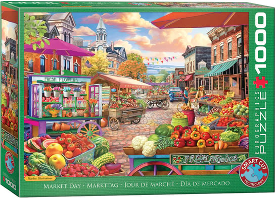 Puzzle 1000 Main Street Market Day 6000-5860 EuroGraphics