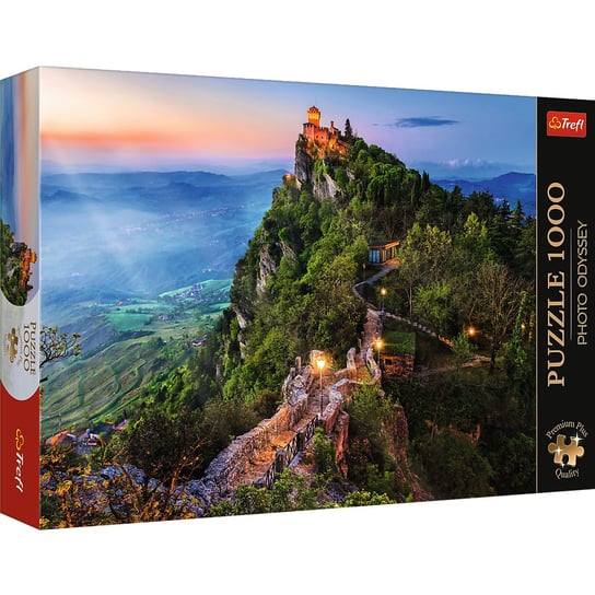 Puzzle 1000 Premium Plus Photo Odyssey Wieża Cesta San Marino 10822 Trefl