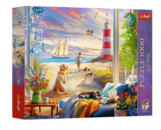 Puzzle 1000 Premium Plus Tea Time: Letnia bryza - Trefl | Sklep EMPIK.COM