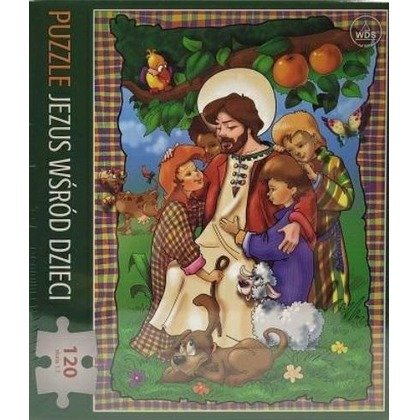 Puzzle 120 - Jezus wśród dzieci Inna marka