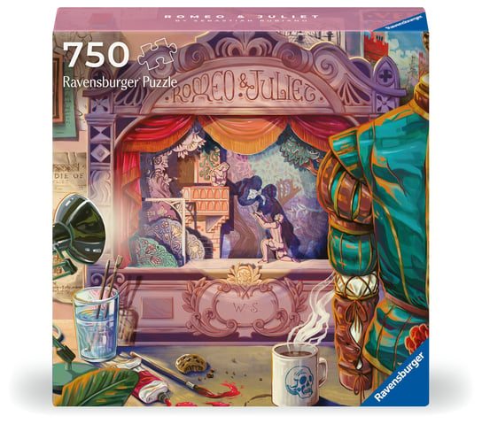 Puzzle 2D, Art&Soul Romeo i Julia, 750 el. Ravensburger