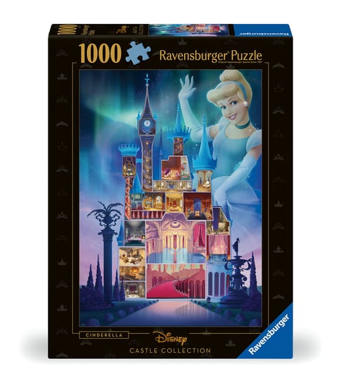 Puzzle 2D, Disney Kolekcja, Kopciuszek 1000 elementów Ravensburger