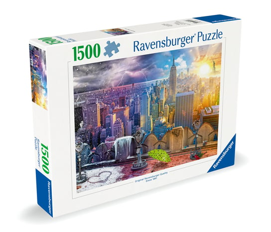 Puzzle 2D: Nowy Jork w lecie i zimie 1500 elementów Ravensburger