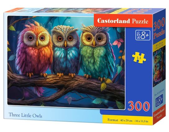 Puzzle 300el. Trzy małe sowy Castorland