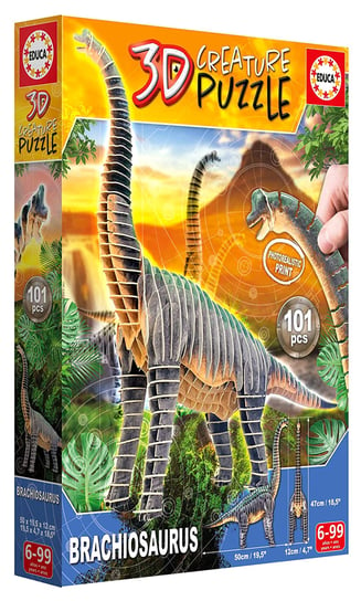 Puzzle 3D, Dinozaury - Brachiozaur, 101 el. Educa