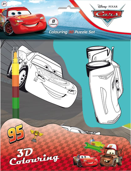 Puzzle 3D do kolorowania, Cars Jiri Models