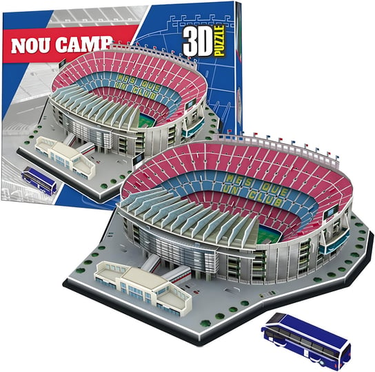PUZZLE 3D Duży Stadion FC BARCELONA Camp Nou Układanka PRZESTRZENNE 3D / DreamPlanet 3D Puzzles