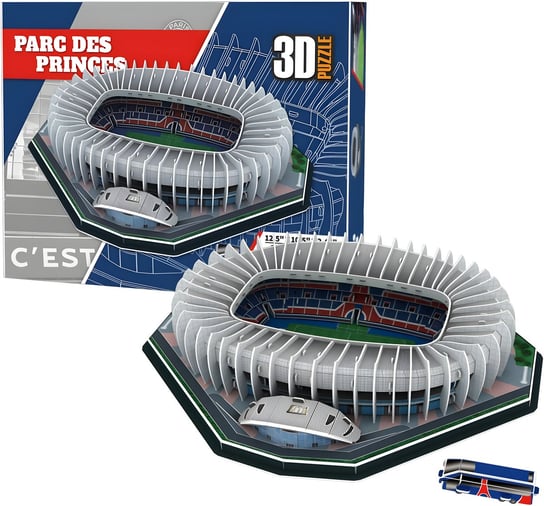 PUZZLE 3D Duży Stadion PSG Parc Des Princes Układanka PRZESTRZENNE 3D / DreamPlanet 3D Puzzles