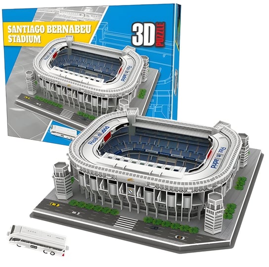 PUZZLE 3D Duży Stadion REAL MADRYT Santiago Bernabeu Układanka PRZESTRZENNE 3D / DreamPlanet 3D Puzzles
