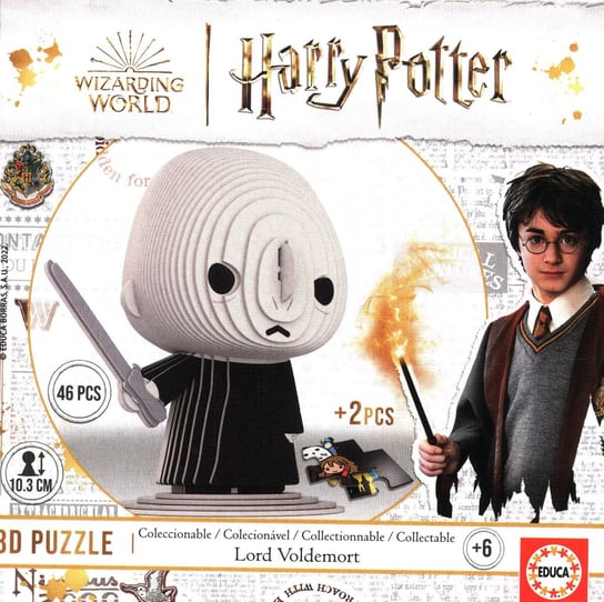 Puzzle 3D, Harry Potter Lord Voldemort, 46 el. Educa