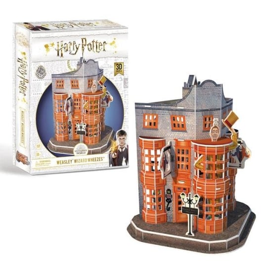 Puzzle 3D Harry Potter Magiczne dowcipy Weasleyów na Pokątnej 21007 (306-21007) Cubic Fun