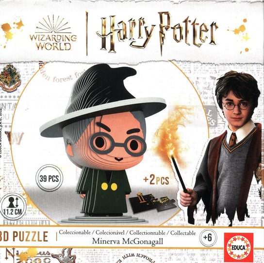 Puzzle 3D, Harry Potter Minerva McGonagall, 39 el. Educa