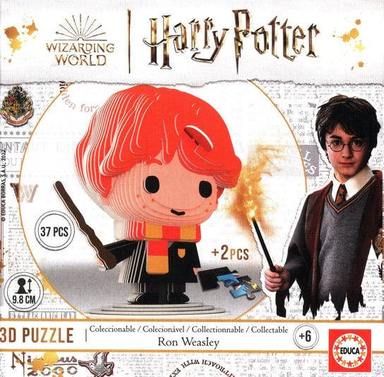 Puzzle 3D, Harry Potter Ron Weasley, 37 el. Educa