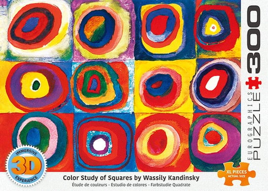 Puzzle 3D, Kandinsky Study Squares, 300 el. EuroGraphics
