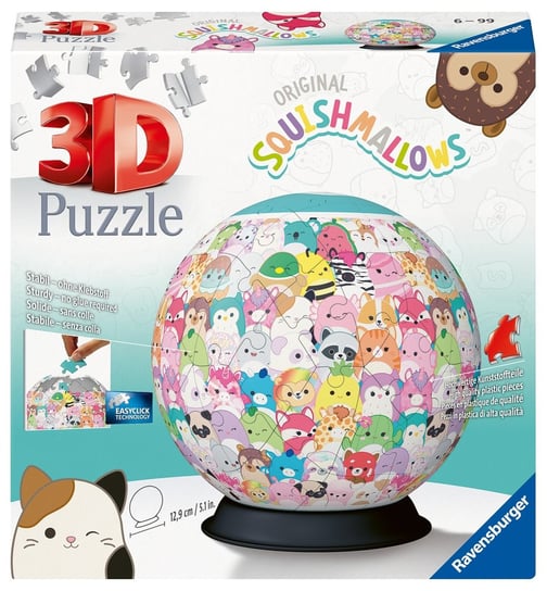 Puzzle 3D, Kula, Squishmallows Ravensburger